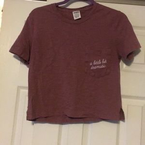 Victoria’s Secret pink crop top XS